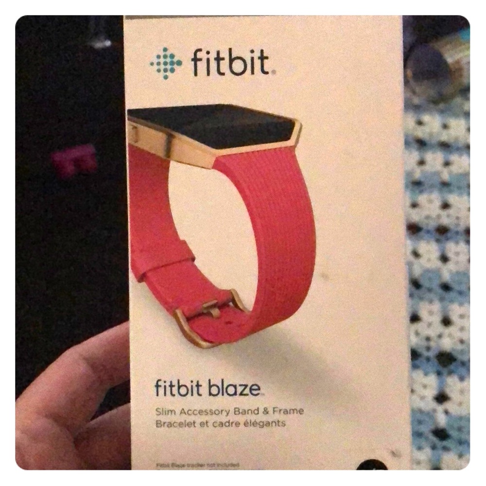FitBit Blaze pink/gold wrist band only!